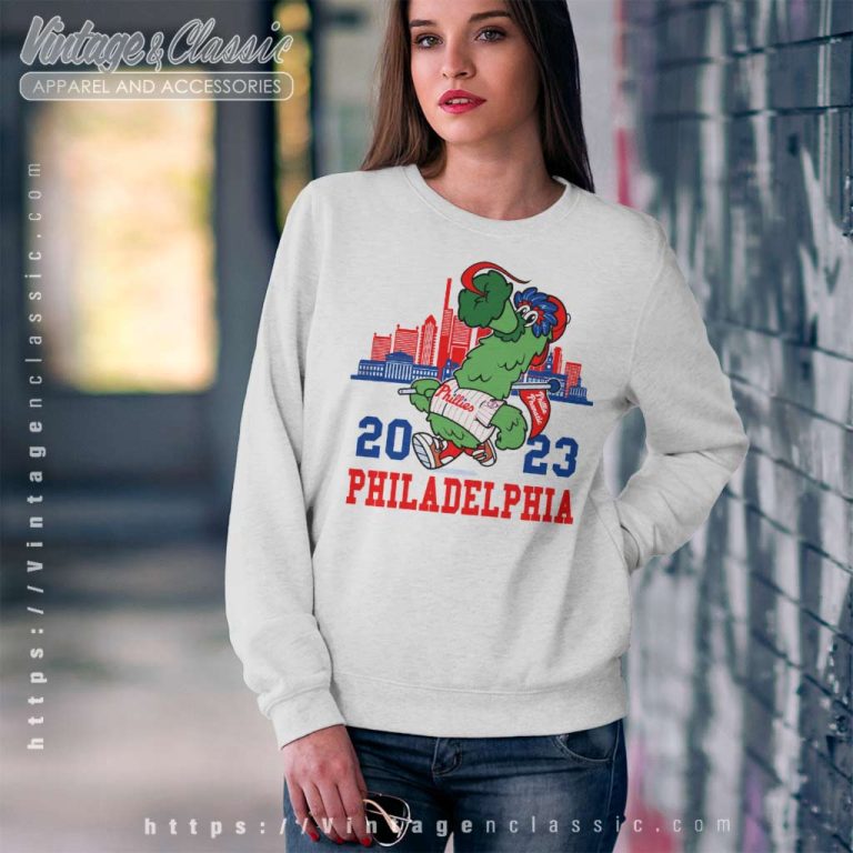 Phillies Phanatic Red October 2023 Sweatshirt Phillies Phanatic Red October 2023 Sweatshirt