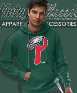 Phillies Philadelphia Eagles Italia Logo Hoodie