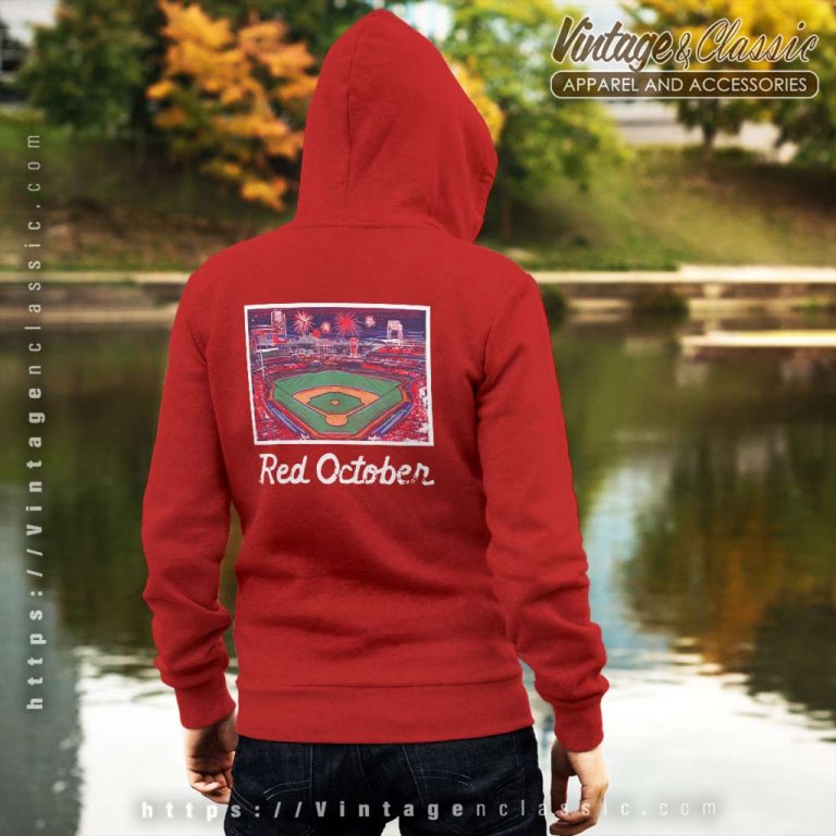 Phillies Red October 2023 back Hoodie Phillies Red October 2023 back Hoodie