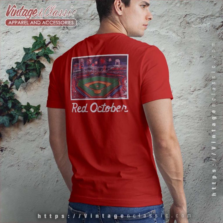 Phillies Red October 2023 back tshirt Phillies Red October 2023 back tshirt