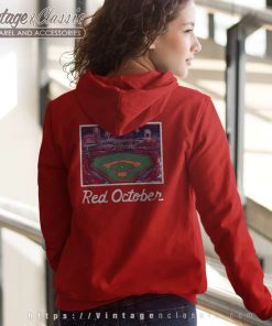 Take October Phillies Red October 2023 Shirt 9 Phillies Red October 2023 back women Hoodie