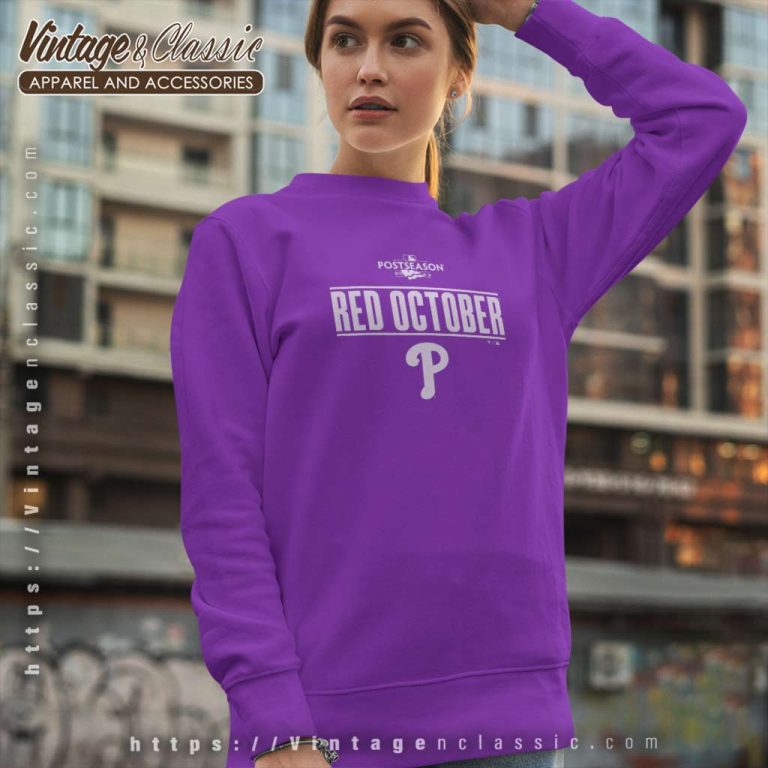 Phillies Red October Postseason 2023 Sweatshirt Phillies Red October Postseason 2023 Sweatshirt