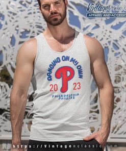 Phillies Red October Shirt 2023 Dancing On My Own Tank Top Racerback