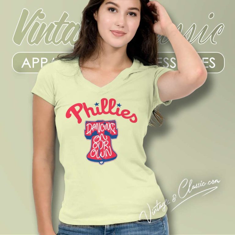 Phillies Red October Shirt Dancing On My Own V Neck TShirt Phillies Red October Shirt Dancing On My Own V Neck TShirt