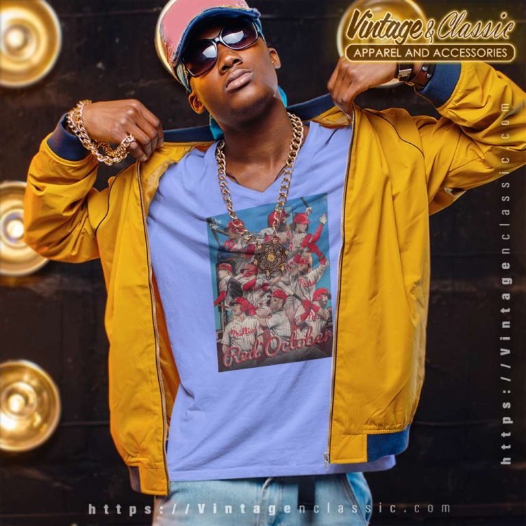 Phillies Red October Shirt Gift For Fans V Neck TShirt Phillies Red October Shirt Gift For Fans V Neck TShirt