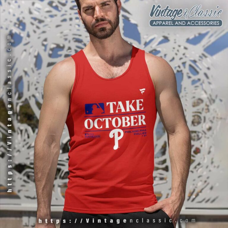 Phillies Red October Shirt Philadelphia Phillies 2023 Postseason Tank Top Racerback Phillies Red October Shirt Philadelphia Phillies 2023 Postseason Tank Top Racerback