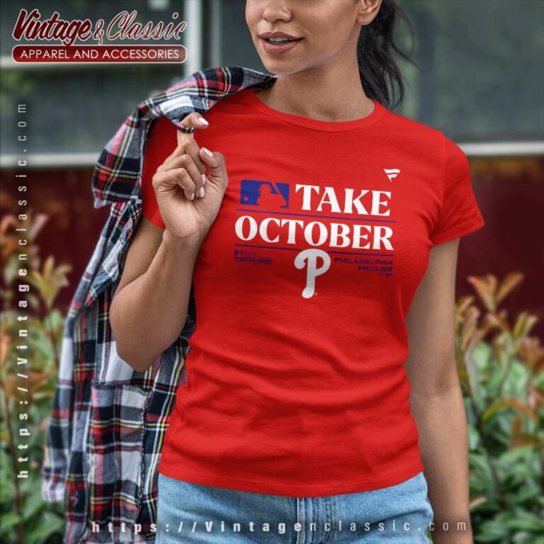 Phillies Red October Shirt Philadelphia Phillies 2023 Postseason Women TShirt Phillies Red October Shirt Philadelphia Phillies 2023 Postseason Women TShirt