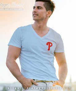 Phillies Take October Shirt We Wear Red Boo Ghost V Neck TShirt