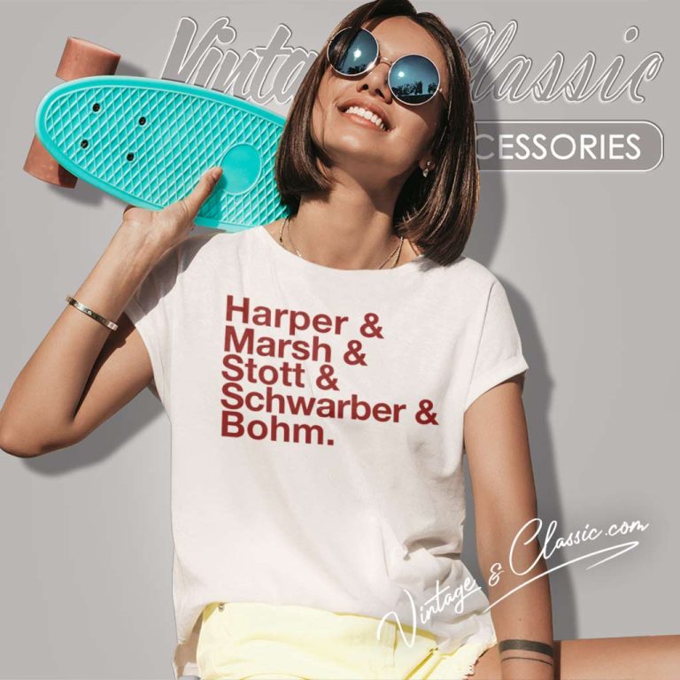 Philly Baseball Lineup Red October Women TShirt Philly Baseball Lineup Red October Women TShirt