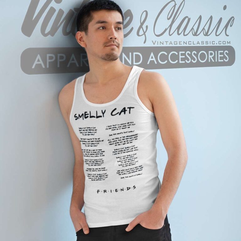 Phoebe Buffay Smelly Cat Lyrics Tank Top Racerback Phoebe Buffay Smelly Cat Lyrics Tank Top Racerback