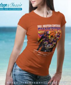 Phoenix Suns 2021 Western Conference Signatures Shirt 5 Phoenix Suns 2021 Western Conference Signatures Women TShirt