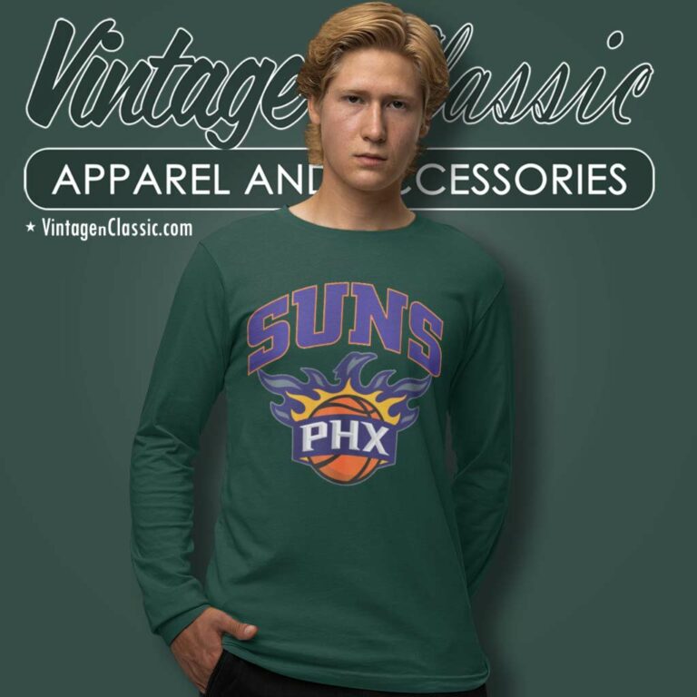 Phoenix Suns Basketball Logo Long Sleeve Tee Phoenix Suns Basketball Logo Long Sleeve Tee