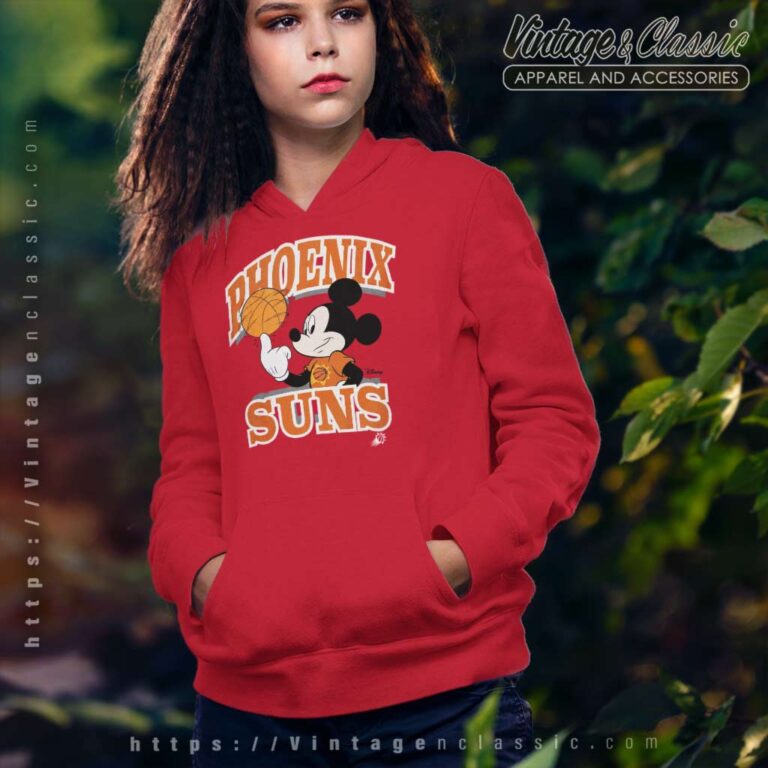 Phoenix Suns Disney Mickey Team Spirit Hoodie Phoenix Suns Disney Mickey Team Spirit Hoodie