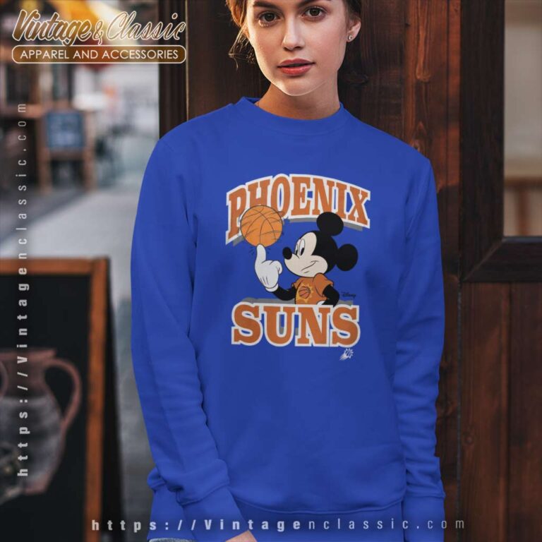 Phoenix Suns Disney Mickey Team Spirit Sweatshirt Phoenix Suns Disney Mickey Team Spirit Sweatshirt