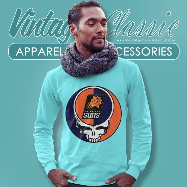 Phoenix Suns Grateful Dead Steal Your Face Long Sleeve Tee Phoenix Suns Grateful Dead Steal Your Face Long Sleeve Tee