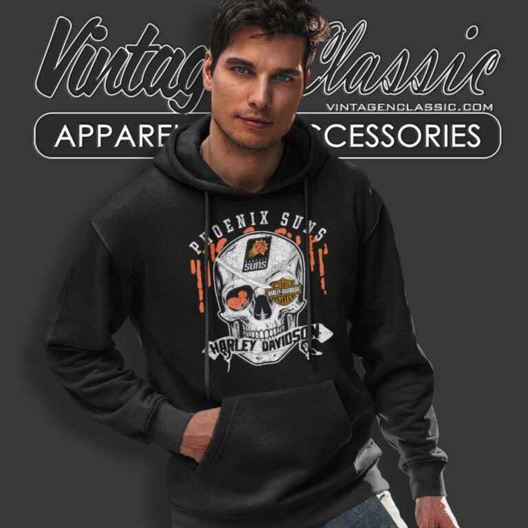 Phoenix Suns Harley Davidson Skull Hoodie Phoenix Suns Harley Davidson Skull Hoodie