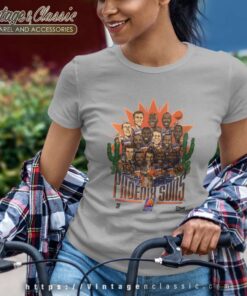 Phoenix Suns Shirt 1993 Caricature Rising Suns Women TShirt 1