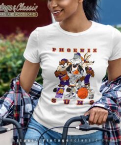 Phoenix Suns Shirt 1993 Caricature Rising Suns Women TShirt