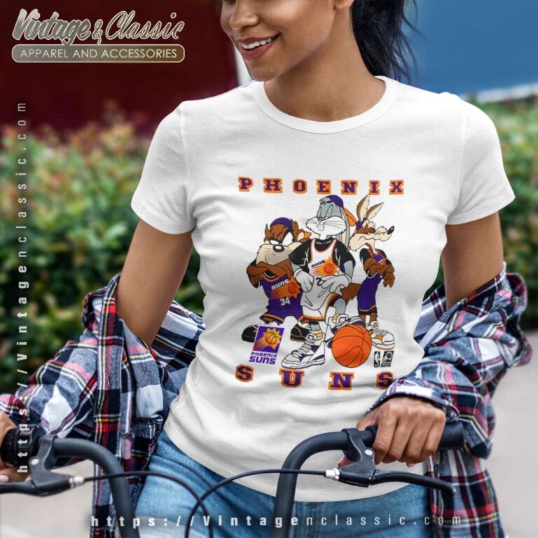 Phoenix Suns Shirt 1993 Caricature Rising Suns Women TShirt Phoenix Suns Shirt 1993 Caricature Rising Suns Women TShirt