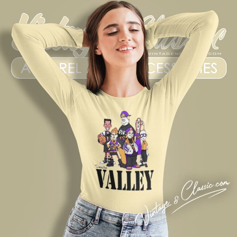 Phoenix Suns Valley Recess Cartoon Long Sleeve Tee Phoenix Suns Valley Recess Cartoon Long Sleeve Tee