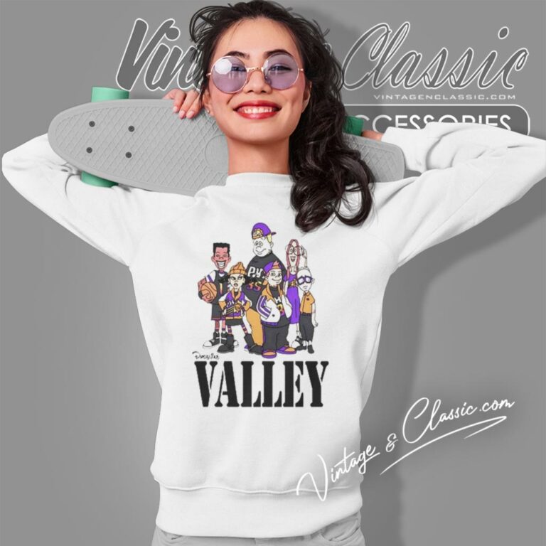Phoenix Suns Valley Recess Cartoon Sweatshirt Phoenix Suns Valley Recess Cartoon Sweatshirt