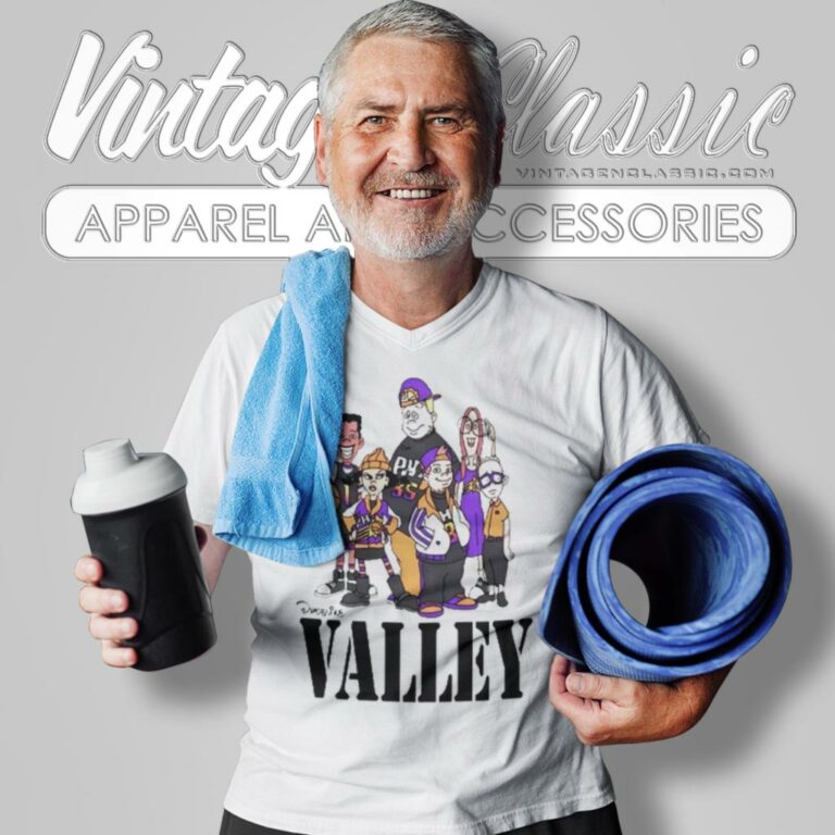 Phoenix Suns Valley Recess Cartoon V Neck TShirt Phoenix Suns Valley Recess Cartoon V Neck TShirt