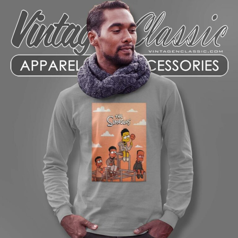 Phoenix Suns X The Simpsons Collab Long Sleeve Tee Phoenix Suns X The Simpsons Collab Long Sleeve Tee