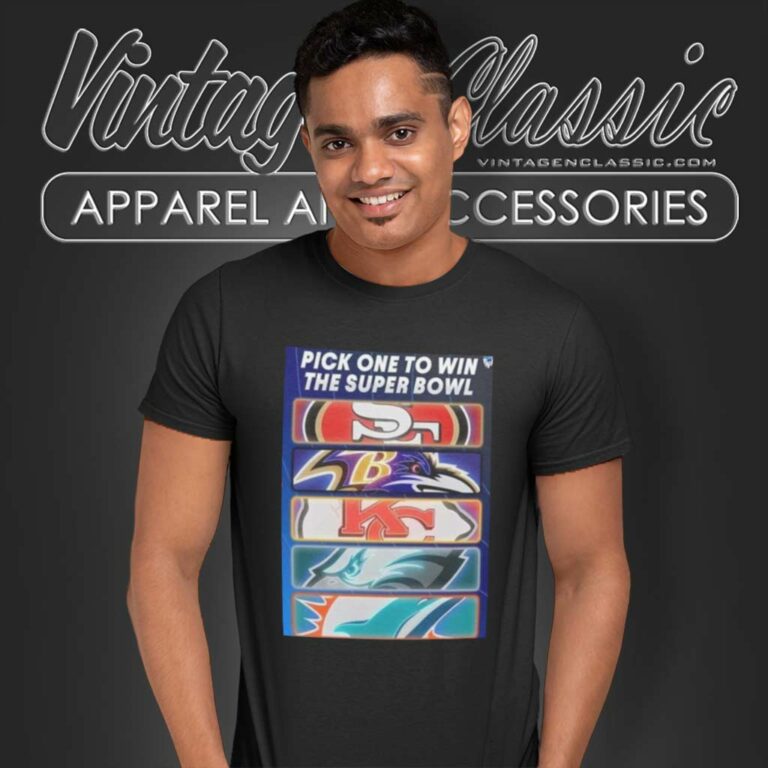 Pick One Team To Win The Super Bowl Nfl T Shirt Pick One Team To Win The Super Bowl Nfl T Shirt