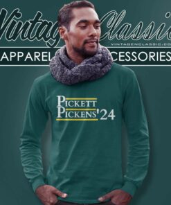 Pickett Pickens 24 Pittsburgh Steelers Long Sleeve Tee