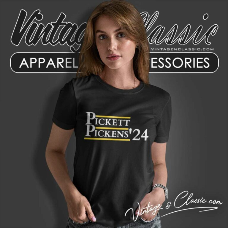 Pickett Pickens 24 Pittsburgh Steelers Women TShirt Pickett Pickens 24 Pittsburgh Steelers Women TShirt