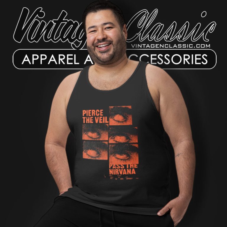 Pierce The Veil Eye Blocks Tank Top Racerback Pierce The Veil Eye Blocks Tank Top Racerback