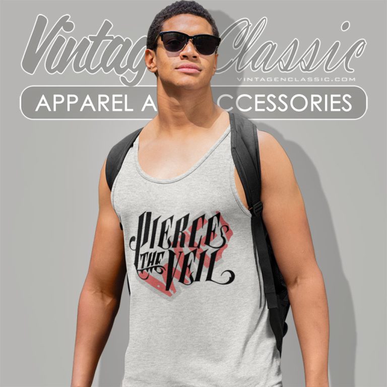 Pierce The Veil Logo Art Tank Top Racerback Pierce The Veil Logo Art Tank Top Racerback