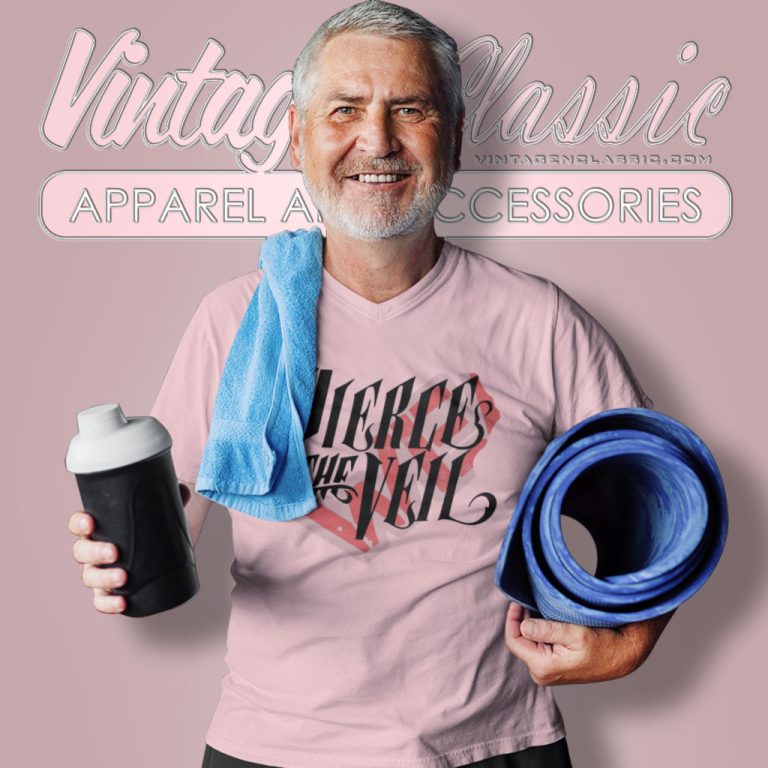 Pierce The Veil Logo Art V Neck TShirt Pierce The Veil Logo Art V Neck TShirt