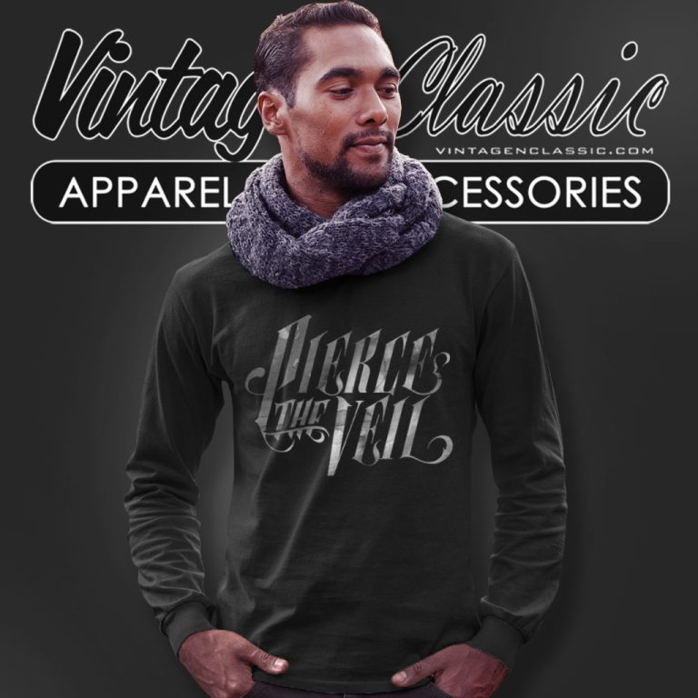 Pierce The Veil Logo Band Long Sleeve Tee Pierce The Veil Logo Band Long Sleeve Tee