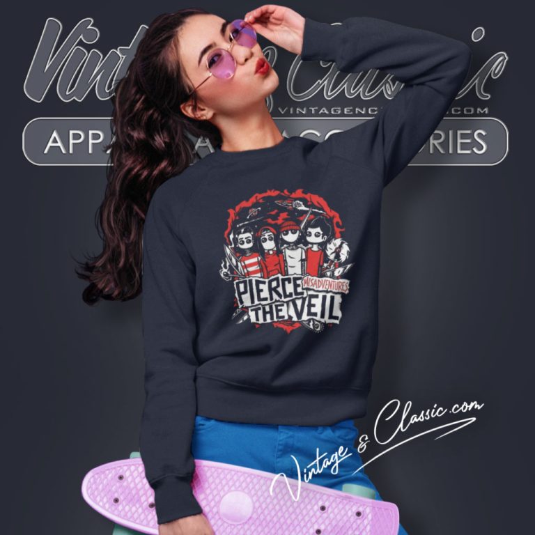 Pierce The Veil Misadventures Sweatshirt Pierce The Veil Misadventures Sweatshirt