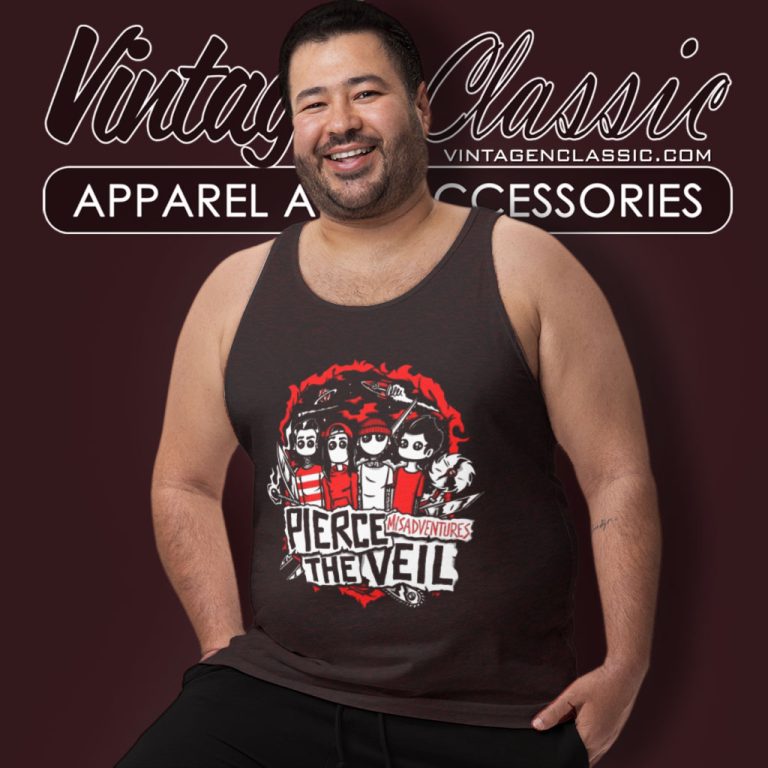 Pierce The Veil Misadventures Tank Top Racerback Pierce The Veil Misadventures Tank Top Racerback