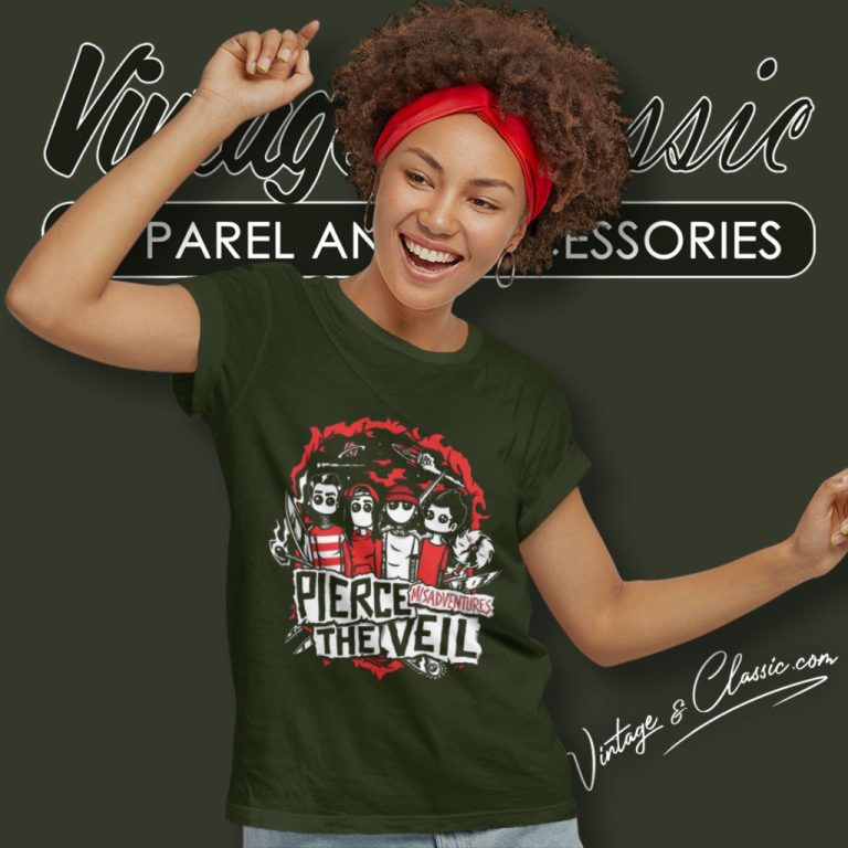 Pierce The Veil Misadventures Women T Shirt Pierce The Veil Misadventures Women T Shirt