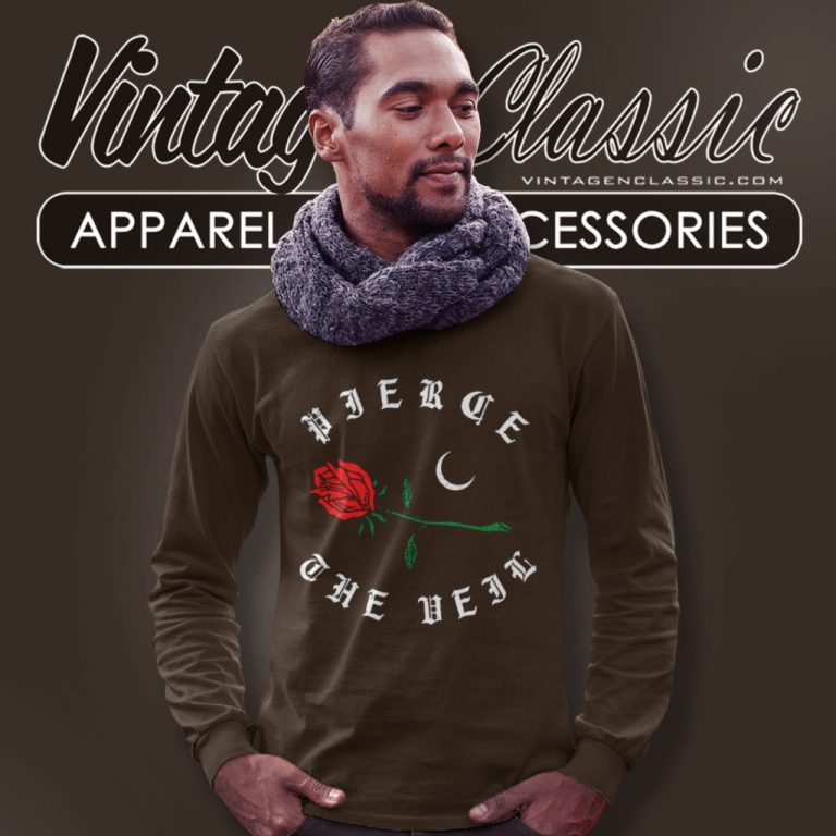 Pierce The Veil Rose Long Sleeve Tee Pierce The Veil Rose Long Sleeve Tee
