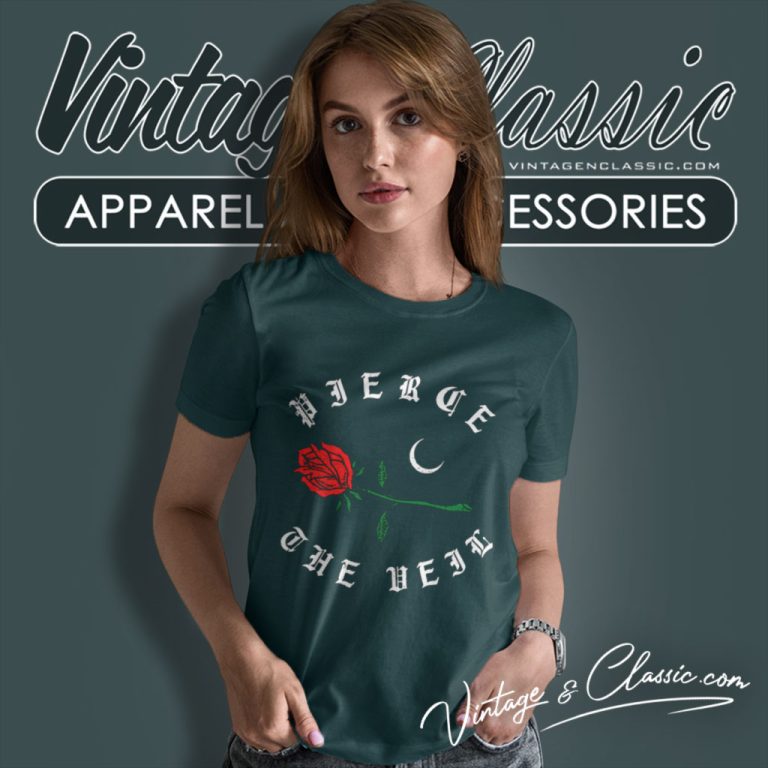 Pierce The Veil Rose Women T Shirt Pierce The Veil Rose Women T Shirt