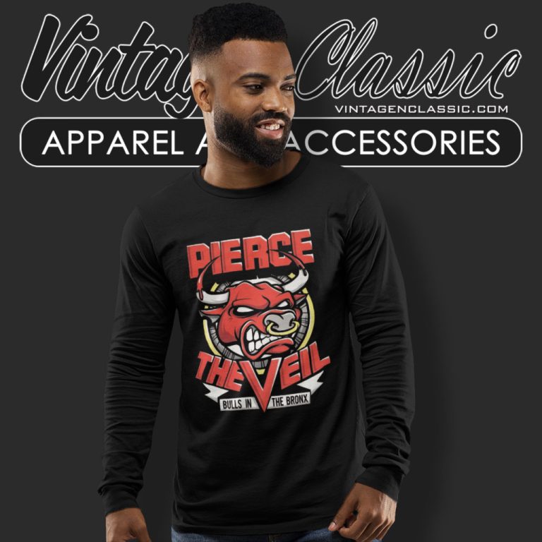 Pierce The Veil Shirt Bulls In The Bronx Long Sleeve Tee Pierce The Veil Shirt Bulls In The Bronx Long Sleeve Tee