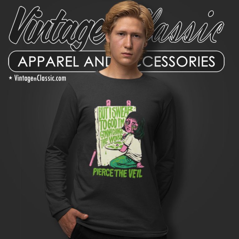 Pierce The Veil Shirt Change The World Long Sleeve Tee Pierce The Veil Shirt Change The World Long Sleeve Tee