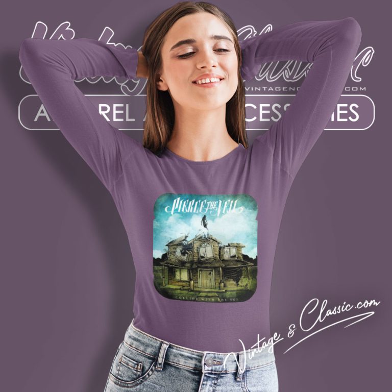 Pierce The Veil Shirt Collide With The Sky Album Long Sleeve Tee Pierce The Veil Shirt Collide With The Sky Album Long Sleeve Tee
