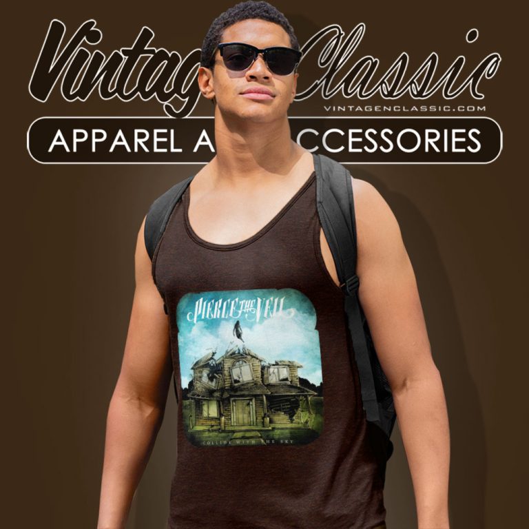 Pierce The Veil Shirt Collide With The Sky Album Tank Top Racerback Pierce The Veil Shirt Collide With The Sky Album Tank Top Racerback