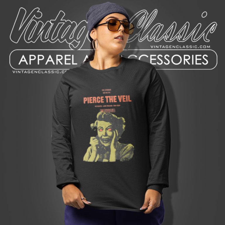 Pierce The Veil Shirt Roll Your Eyes Long Sleeve Tee Pierce The Veil Shirt Roll Your Eyes Long Sleeve Tee