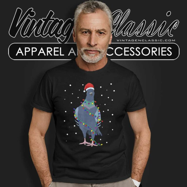 Pigeons Christmas Light Pigeon Breeder Christmas T Shirt Pigeons Christmas Light Pigeon Breeder Christmas T Shirt