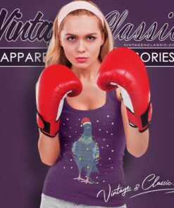 Pigeons Christmas Light Pigeon Breeder Christmas Tank Top Racerback