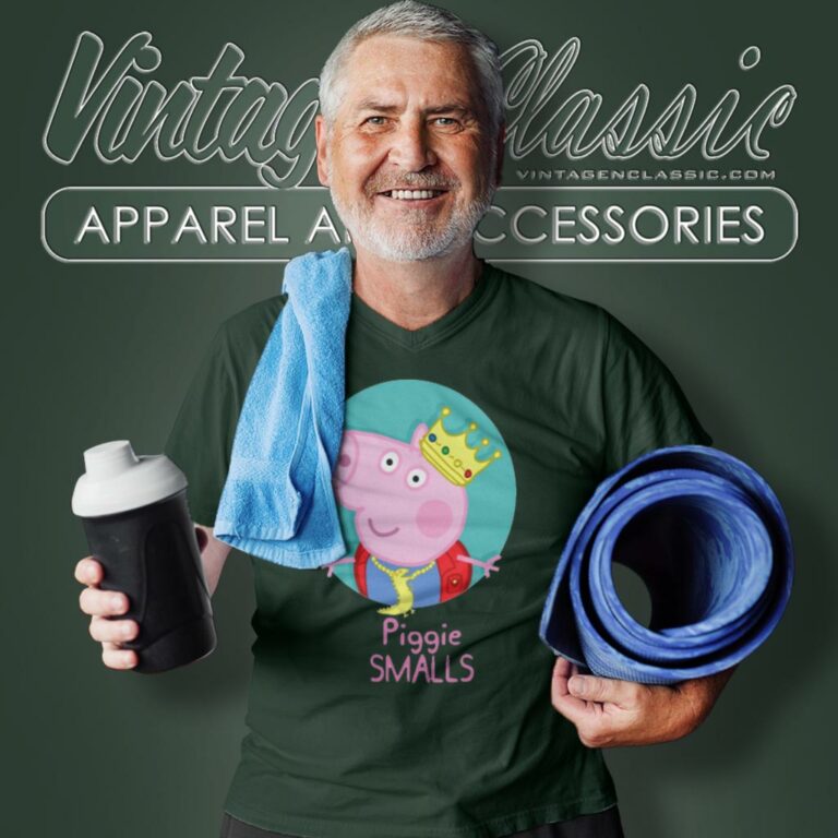 Piggy Smalls Peppa Pig V Neck TShirt Piggy Smalls Peppa Pig V Neck TShirt