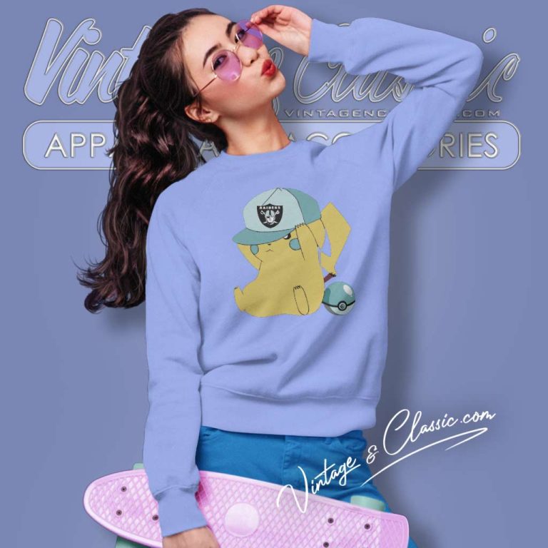 Pikachu Fan Las Vegas Raiders Sweatshirt Pikachu Fan Las Vegas Raiders Sweatshirt