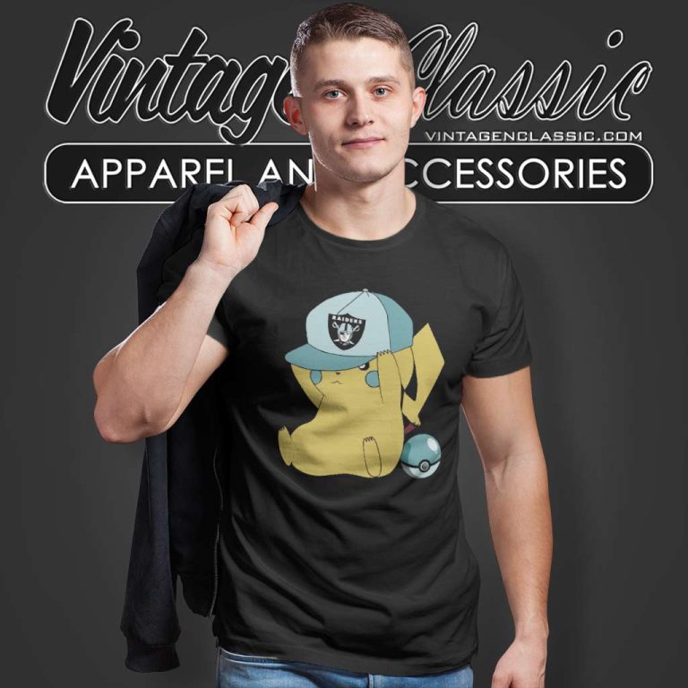 Pikachu Fan Las Vegas Raiders T Shirt Pikachu Fan Las Vegas Raiders T Shirt