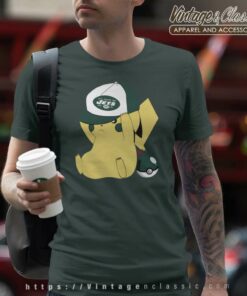 Pikachu Fans New York Jets T Shirt